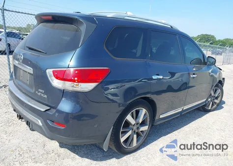 2014 Nissan Pathfinder Platinum z USA, uszkodzony, nr VIN 5N1AR2MMXEC691638